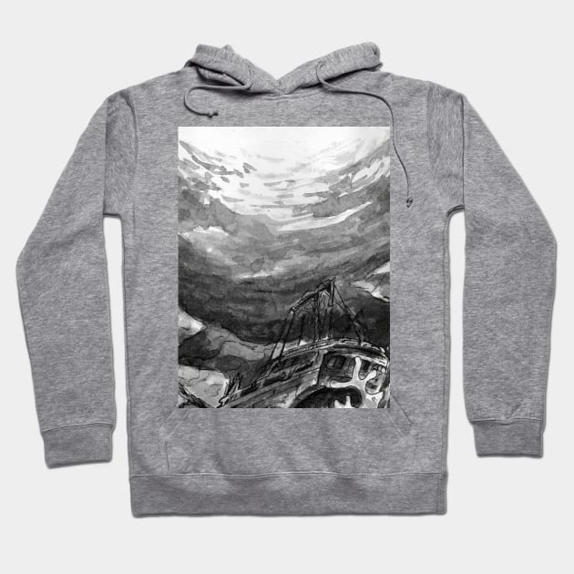 Dizzy Coral Hoodie by Itselfsearcher